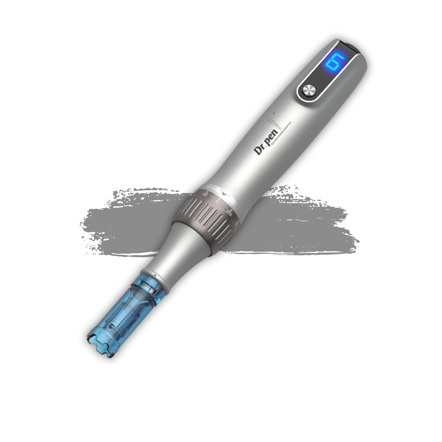 Dr. Pen M8S with digital display on a white background